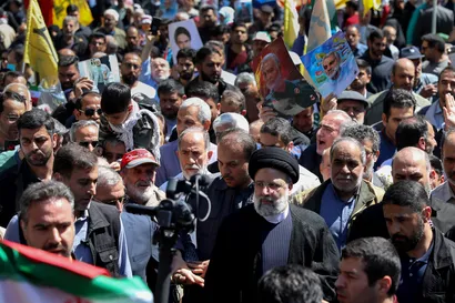 حضور در راهپیمایی پرشکوه روز قدس