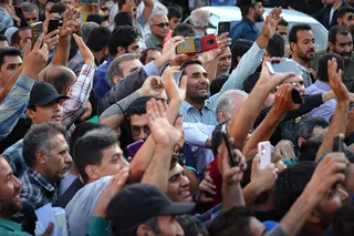 استقبال مردمی اهالی شیراز