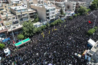 مراسم تشییع پیکر رئیس جمهور شهید و همراهان در تهران