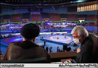 تصاویر آئین اهدای بازوبند پهلوانی سال ۱۴۰۰