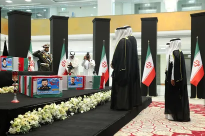 ادای احترام مقامات کشورها به مقام رئیس جمهور شهید و همراهان