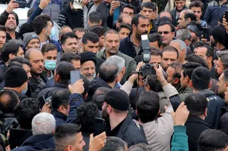 تصاویر بازدید و گفتگو با کامیون‌داران پایانه باربری بهارستان