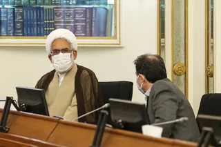 دیدار حجت‌الاسلام والمسلمین رئیسی با وزیر و جمعی از مسئولان بهداشت و درمان کشور
