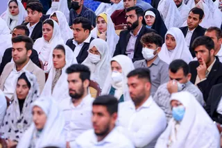 تصاویر مراسم جشن ازدواج ۳۱۳ زوج بوشهری