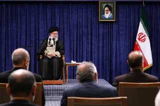 تصاویر دیدار رئیس‌جمهور و اعضای هیئت دولت با رهبر معظم انقلاب اسلامی