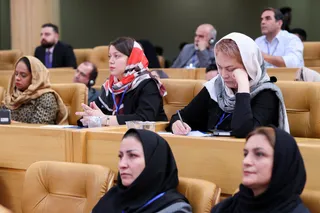 تصاویر اجلاس بین المللی مقابله با توفان های ماسه و گرد و غبار