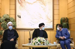 تصاویر سفر آیت الله رئیسی به قطر