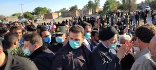 تصاویر بازدید رئیس جمهور از منطقه سیل زده رودبار جنوب