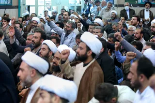تصاویر اجتماع مردمی هسته های جهاد , پیشرفت در حسینیه جماران