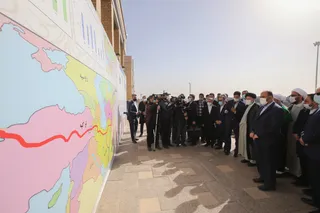 تصاویر بازدید از ایستگاه راه آهن بین اللملی سرخس