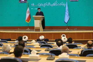 دیدار حجت‌الاسلام والمسلمین رئیسی با قضات و کارکنان واحدهای قضائی استان همدان