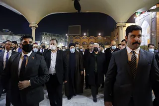 آیت الله رئیسی حرم امامین کاظمین را زیارت کرد