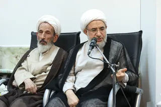 تصاویر دیدار با جمعی از علما و اعضای جامعه مدرسین حوزه علمیه قم