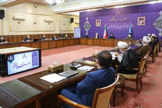 حضور حجت‌الاسلام والمسلمین رئیسی در شورای عالی قضائی