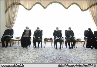 تصاویر دیدار با رئیس و فرماندهان سازمان بسیج مستضعفین