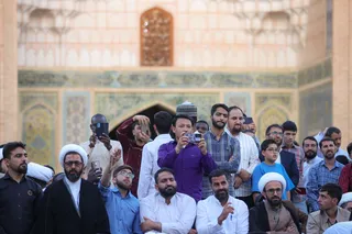 دیدار با علما و طلاب
