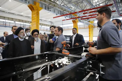 تصاویر بازدید از کارخانه تراکتور سازی تبریز