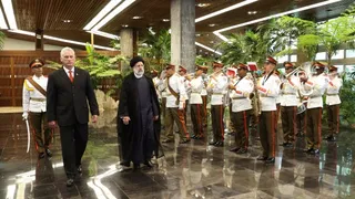 تصاویر استقبال رسمی رئیس جمهور کوبا از دکتر رئیسی