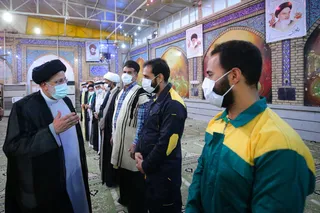 تصاویر پیام نوروزی سال ۱۴۰۱ در مسجد جامع خرمشهر
