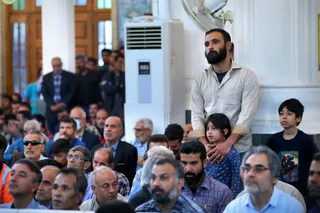 تصاویر حضور و سخنرانی در جمع نمازگزاران جمعه برازجان