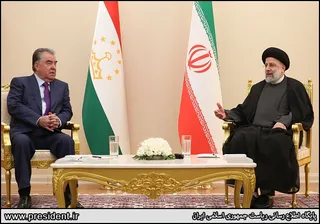 تصاویر دیدار رئیس جمهور تاجیکستان با دکتر رئیسی