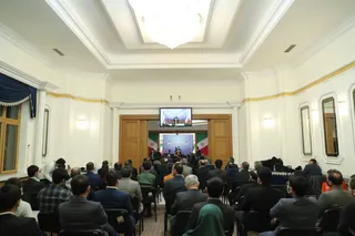 تصاویر دیدار ایرانیان مقیم روسیه با رئیس جمهور