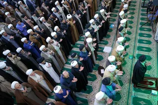نشست با جمعی از علما و روحانیون