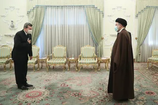 تصاویر دیدار فرستاده ویژه رئیس جمهور ترکمنستان با آیت‌الله رئیسی