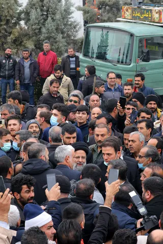 تصاویر بازدید و گفتگو با کامیون‌داران پایانه باربری بهارستان