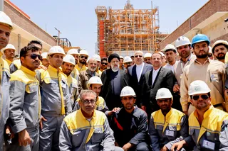 تصاویر مراسم آغاز عملیات راه‌اندازی پتروشیمی گچساران