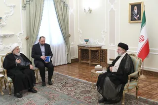 دیدار نائب رئیس مجلس اعلای اسلامی شیعیان لبنان با رئیس جمهور