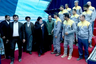 تصاویر مراسم آغاز عملیات راه‌اندازی پتروشیمی گچساران