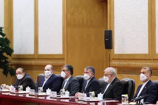 تصاویر نشست مشترک هیئت های عالی رتبه ایران و چین