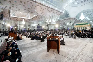 تصاویر مراسم شب نوزدهم ماه مبارک رمضان در حرم امام خمینی (ره)