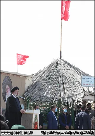 تصاویرحضور در یادمان شهدای قلاویزان واقع در نقطه صفر مرزی شهرستان مهران