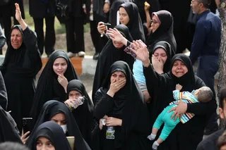 مراسم تشییع پیکر رئیس جمهور شهید و همراهان در بیرجند