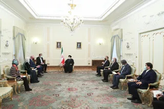 تصاویر دیدار وزیر خارجه ایرلند با رئیس جمهور