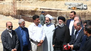 تصاویر  آغاز عملیات لوله‌گذاری انتقال آب دریای عمان به شرق کشور