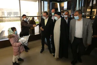 تصاویر بازدید رئیس جمهور از طرح های دانش بنیان در پارک علم وفناوری پردیس