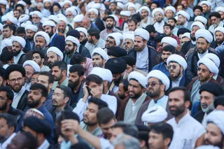 دیدار با علما و طلاب