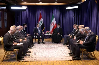 تصاویر دیدار نخست وزیر عراق با رئیس جمهور