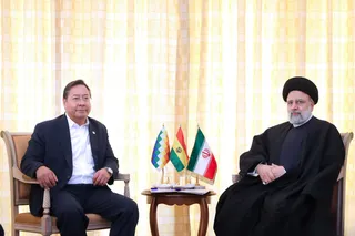 دیدار روسای جمهور ایران و بولیوی