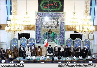 تصاویر نشست رمضانی با جمعی از علما و روحانیون