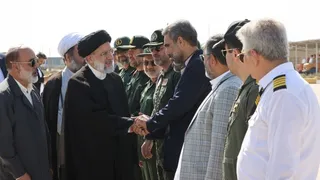 تصاویر  ورود رئیس جمهور به استان سیستان و بلوچستان