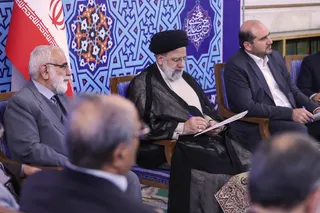 نشست رمضانی با جمعی از خیرین