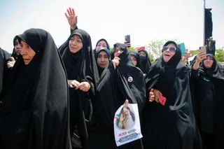 مراسم تشییع پیکر رئیس جمهور شهید و همراهان در مشهد