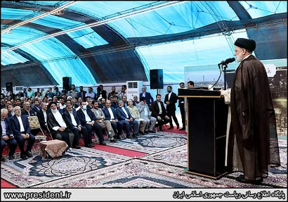 تصاویر افتتاح فاز یک شرکت پالایش گاز هویزه خلیج فارس