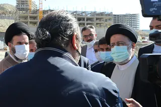تصاویر بازدید رئیس جمهور از پروژه مسکن مهر پردیس
