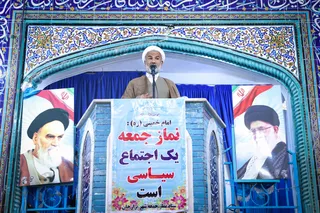 تصاویر حضور و سخنرانی در جمع نمازگزاران جمعه برازجان