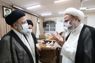 تصاویر دیدار آیت الله سید ابراهیم رئیسی با اعضای جامعه مدرسین حوزه علمیه قم